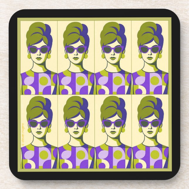 Posavasos Mod Muse. (Frente)