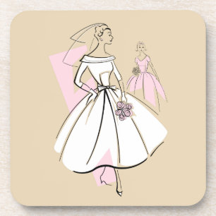 Posavasos Moda Bride Neutral Group de montaña de montaña rus