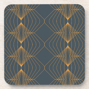 Posavasos Moda, diseño gráfico geométrico elegante y sencill