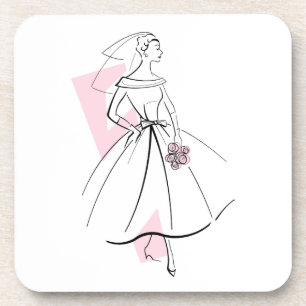 Posavasos Moda Novia Alumnos de montaña rusa