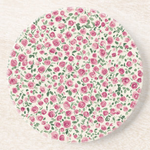 Posavasos Moda romántica rosa Roses floral