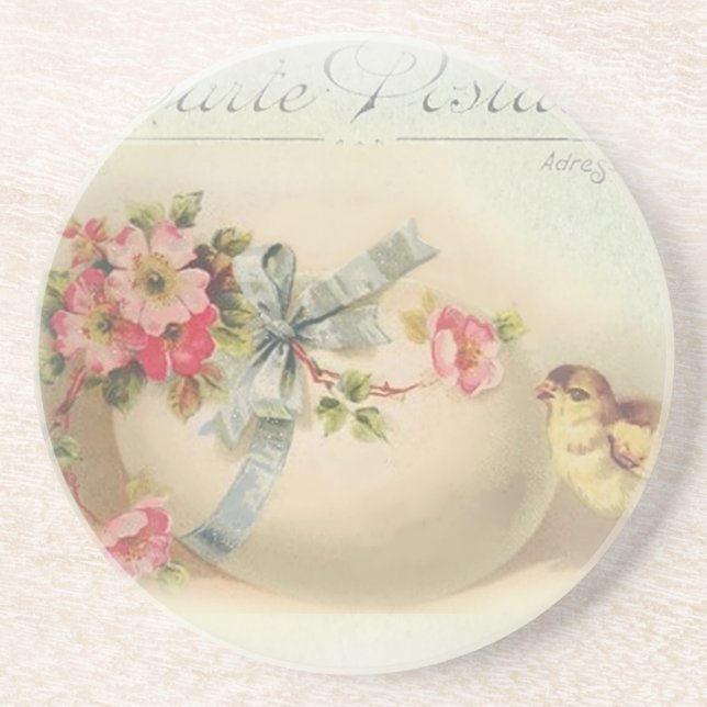 Posavasos Moda y huevo de Semana Santa de Victoria (Frente)