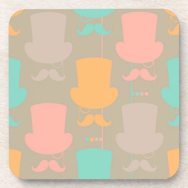 Posavasos Modelo 2 del bigote (Frente)