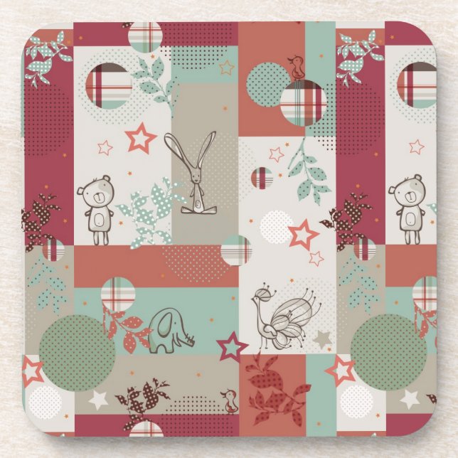 Posavasos Modelo 2 del edredón del bebé (Frente)