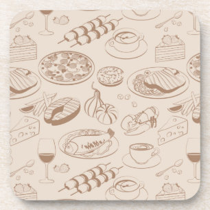 Posavasos Modelo 3 de la comida