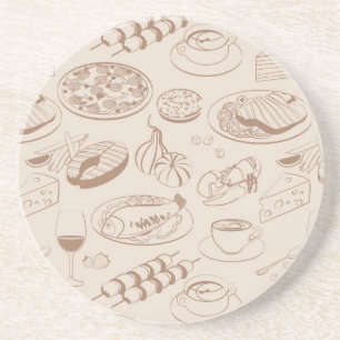 Posavasos Modelo 3 de la comida