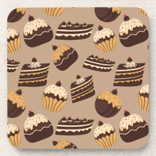 Posavasos Modelo 3 del chocolate y de los pasteles