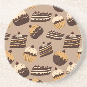 Posavasos Modelo 3 del chocolate y de los pasteles