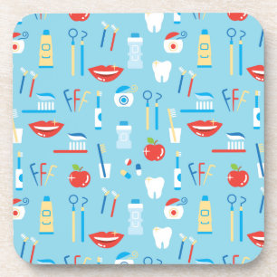 Posavasos Modelo azul dental