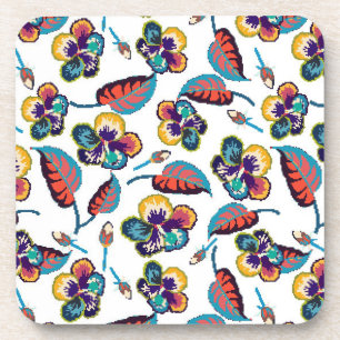 Posavasos Modelo brillante del hibisco