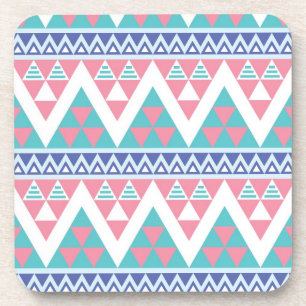 Posavasos Modelo colorido azteca tribal