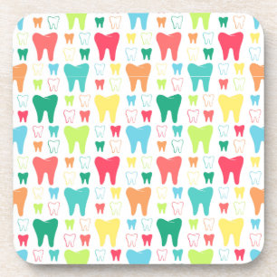 Posavasos Modelo colorido de los dientes