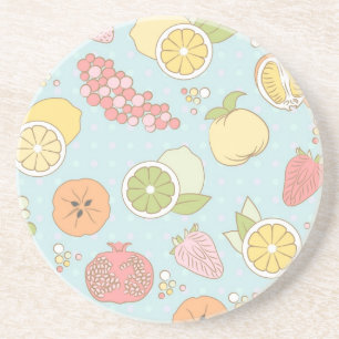 Posavasos Modelo con las frutas y las bayas