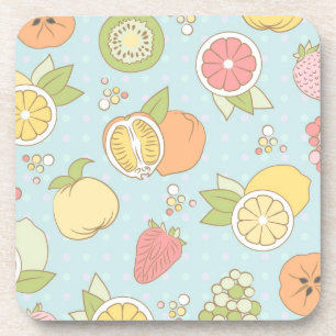 Posavasos Modelo con las frutas y las bayas