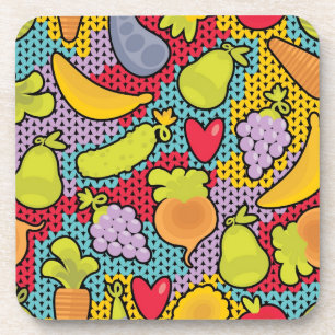 Posavasos Modelo con las frutas y verduras