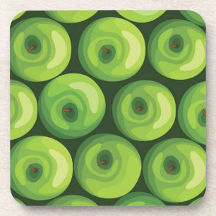 Posavasos Modelo con las manzanas verdes