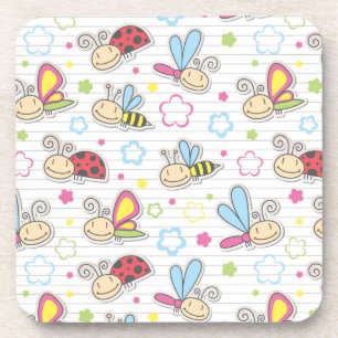 Posavasos modelo con los insectos