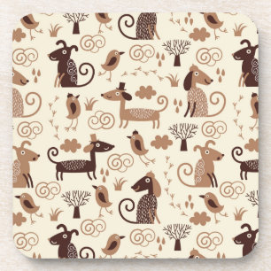 Posavasos modelo con los perros lindos