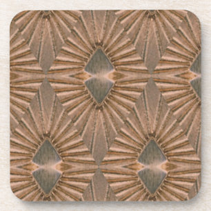Posavasos Modelo de bronce del diamante del art déco