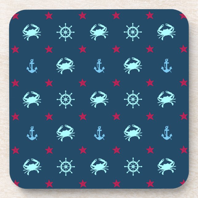 Posavasos Modelo de estrella náutico (Frente)