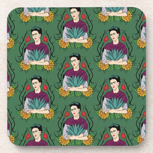 Posavasos Modelo de Frida Kahlo el | MI México Lindo (Frente)