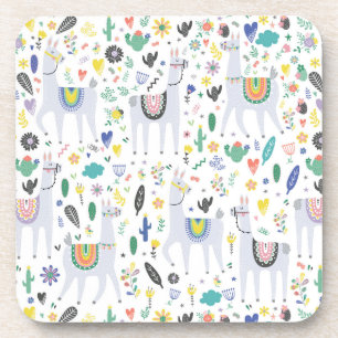 Posavasos Modelo de la alpaca del Doodle