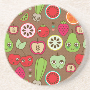 Posavasos Modelo de la cocina de la fruta