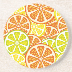 Posavasos Modelo de la fruta cítrica