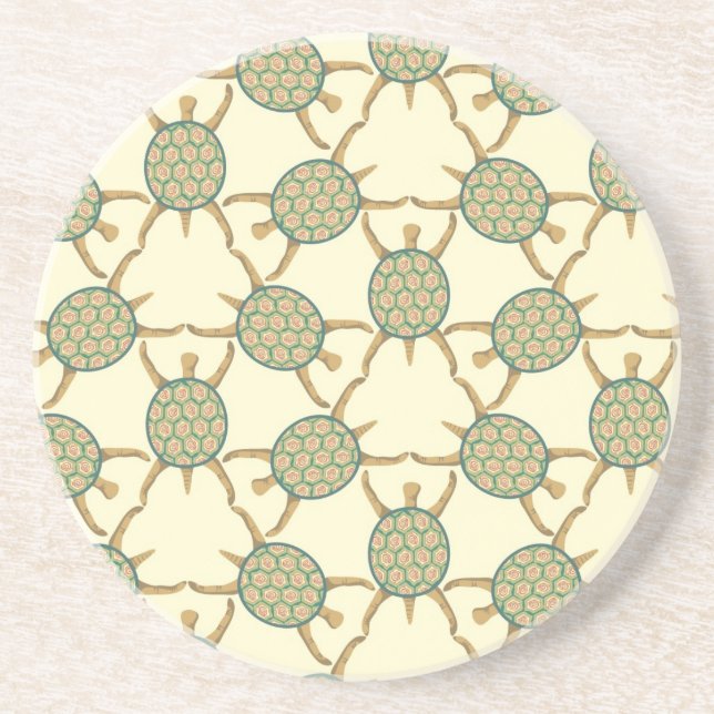 Posavasos Modelo de la tortuga (Frente)