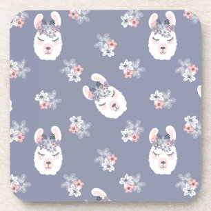 Posavasos Modelo de las llamas y de flores