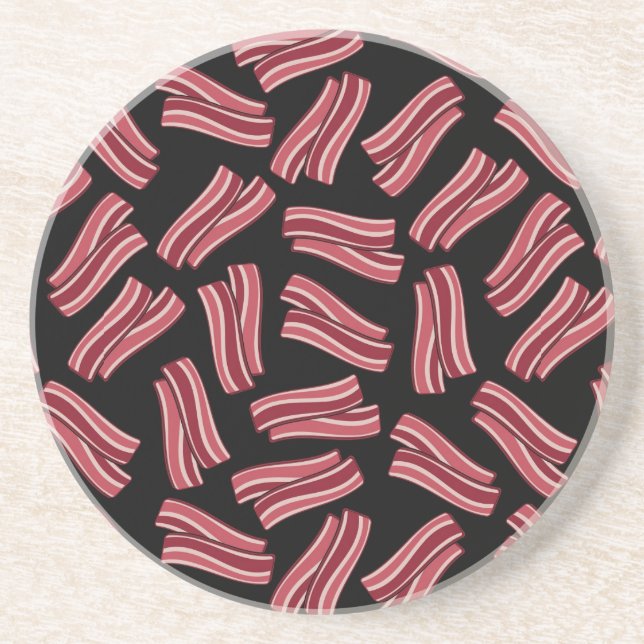 Posavasos Modelo de las tiras de tocino (Frente)