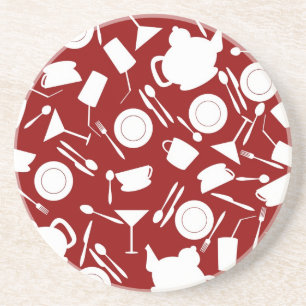 Posavasos Modelo de los elementos de la cocina
