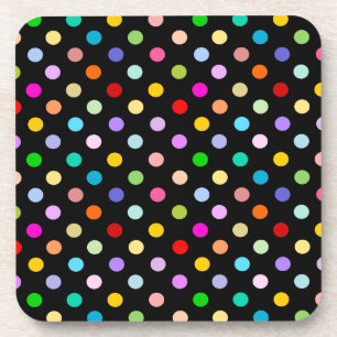 Posavasos Modelo de lunar negro del arco iris