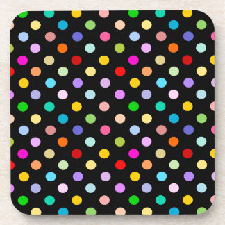 Posavasos Modelo de lunar negro del arco iris