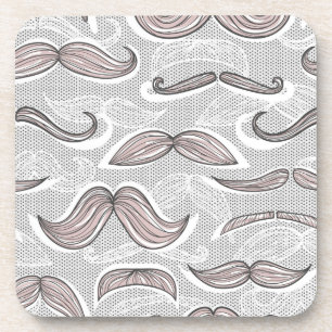 Posavasos Modelo de moda del bigote