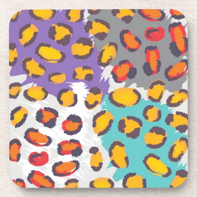 Posavasos Modelo del animal de la fauna (Frente)