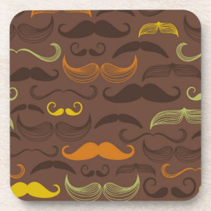 Posavasos Modelo del bigote, estilo retro 5