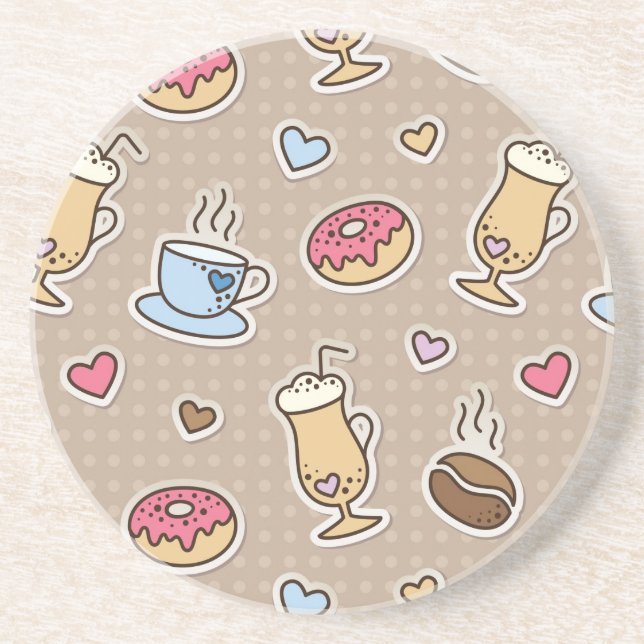 Posavasos Modelo del café (Frente)