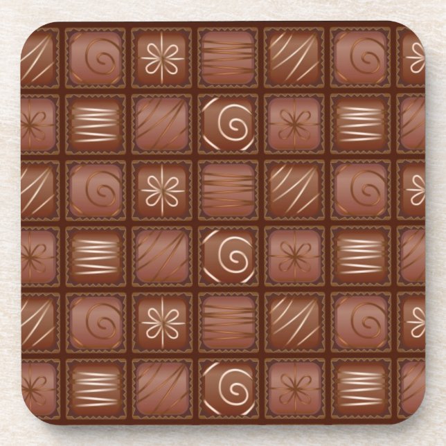 Posavasos Modelo del chocolate (Frente)
