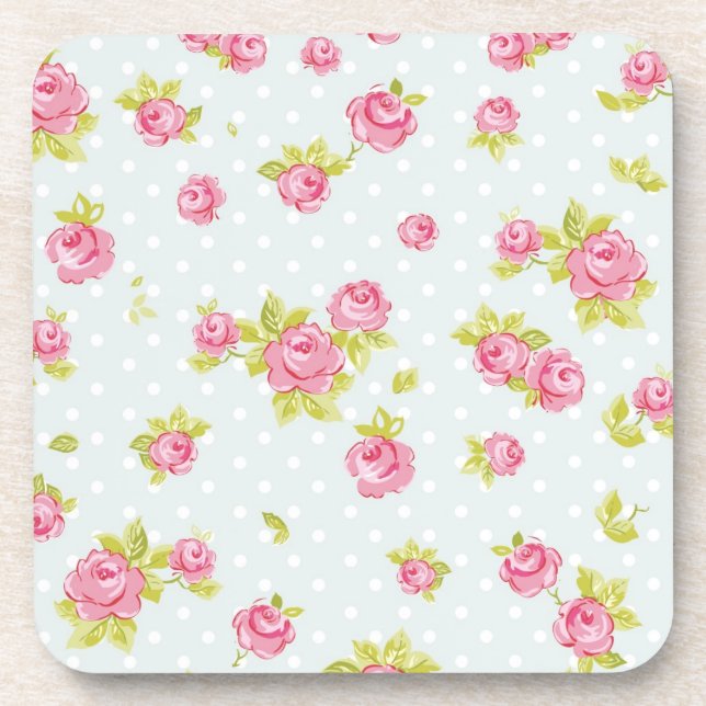 Posavasos Modelo del papel pintado de la elegancia de los (Frente)