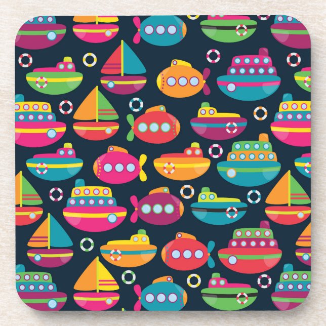 Posavasos Modelo del transporte del océano (Frente)