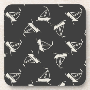 Posavasos Modelo del velero del Doodle