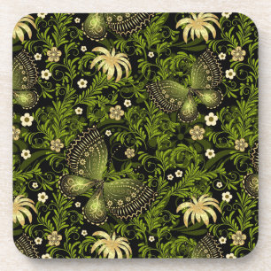 Posavasos Modelo del Verde-oro de la primavera