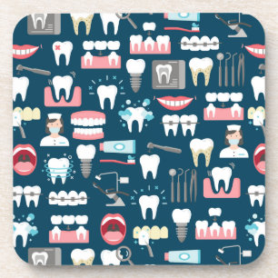 Posavasos Modelo dental de la oficina de la clínica