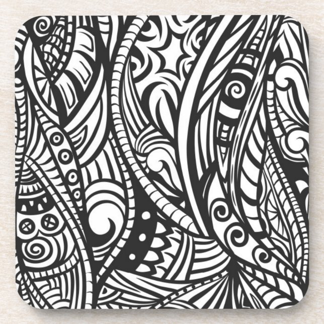 Posavasos Modelo étnico 3 (Frente)