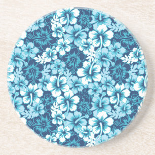 Posavasos Modelo floral del hibisco de la resaca