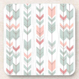 Posavasos Modelo geométrico en estilo retro