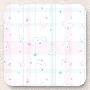 Posavasos Modelo lindo con los perros