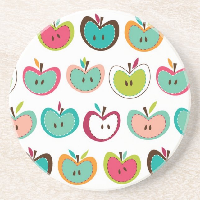 Posavasos Modelo lindo de la manzana (Frente)