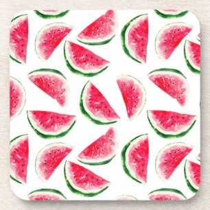 Posavasos Modelo lindo de la piña y de la sandía